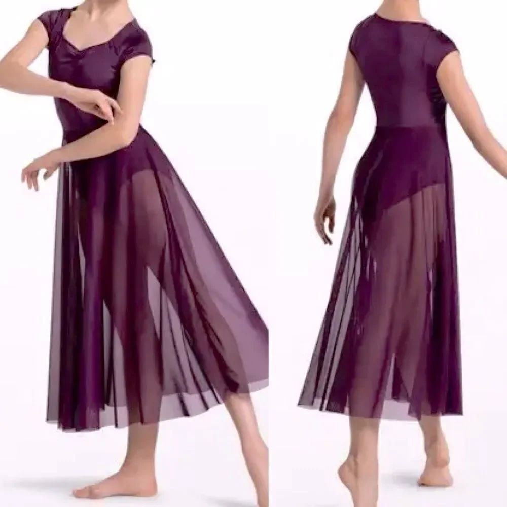 WEISSMAN Dance Costum purple mesh maxi Wilder Mind
14516 LC-large child